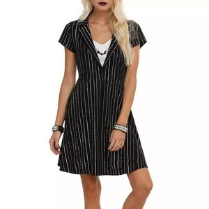 The Nightmare Before Christmas Jack Skellington Pinstripe Dress